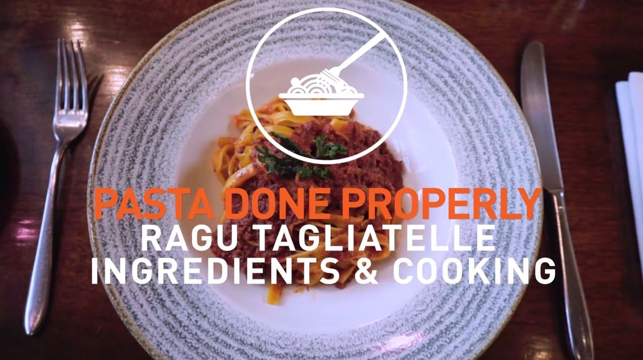 Ragu Tagliatelle Ingredients & Cooking