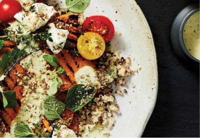 Creamy Charred Pumpkin Salad