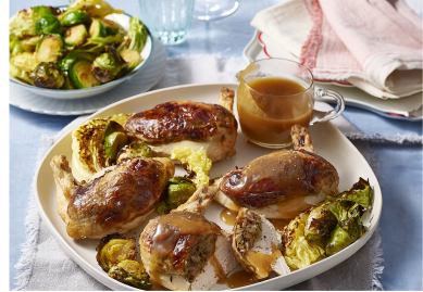 Chestnut and Leek Stuffed Chicken Supreme