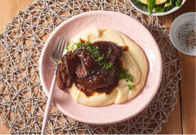 Adobo Braised Beef Cheeks