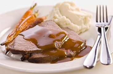Roast Beef with Roasted Garlic Mash Roast Beef with Roasted Garlic Mash