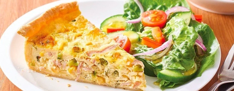 Ham, Zucchini and Corn Quiche Ham, Zucchini and Corn Quiche