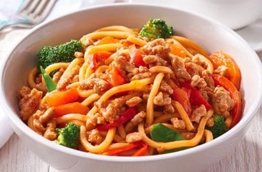 Sweet and Sour Pork Hokkien Stir Fry