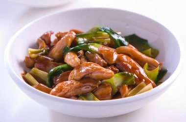 Stir Fried Chicken with Honey Soy and Asian Greens