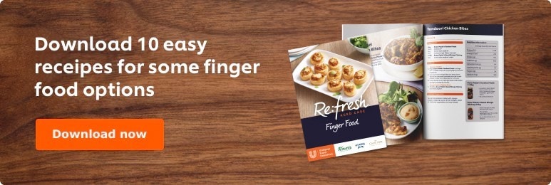 Download 10 easy recipes for some finger food options