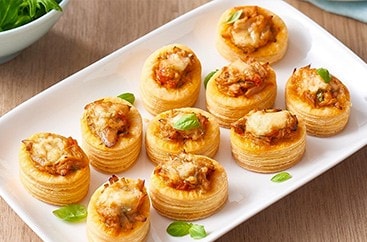 Tuna and Tomato vol au vents Tuna and Tomato vol au vents
