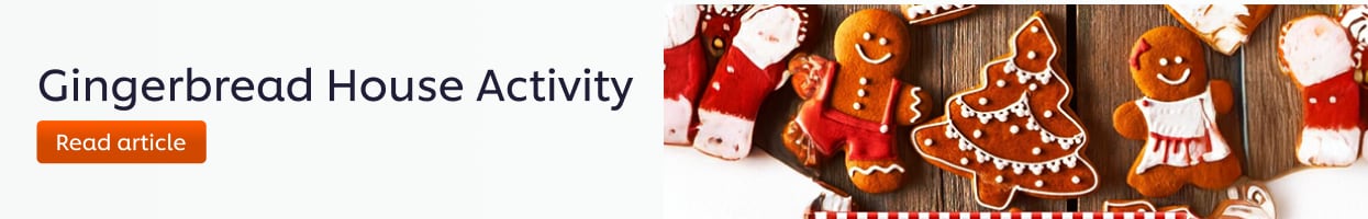 Gingerbread house activity