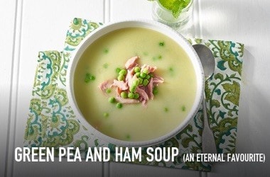 Green pea and ham soup (an eternal favourite)