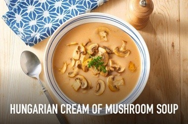 Hungarian cream of mushroom soup