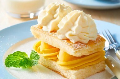 Pineapple Cream Sponge Cake