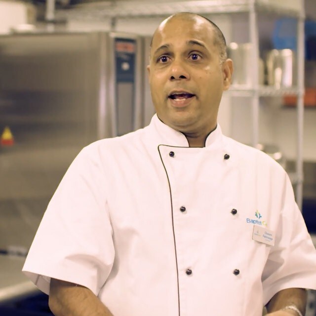 Head Chef Chamara Pathiranage talks about themed events at BaptistCare, Macquarie Park Head Chef Chamara Pathiranage talks about themed events at BaptistCare, Macquarie Park