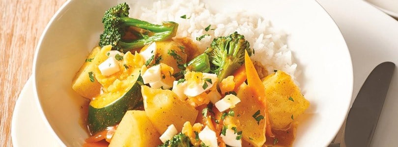 Egg and Vegetable Curry