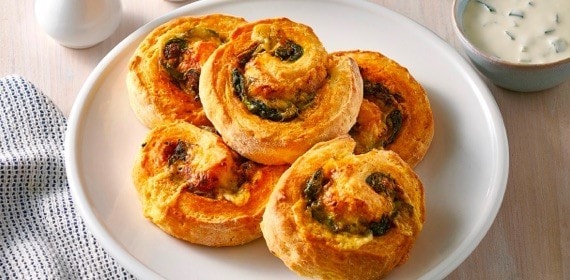 savoury and sweet bite-sized food