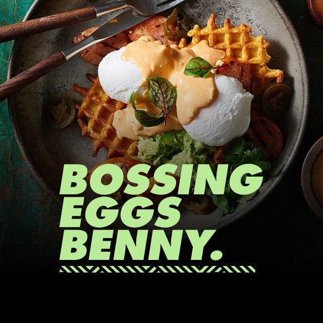 A modern eggs Benny series