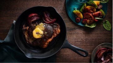 Dry Aged Whiskey Steak with Smoked Butter Dry Aged Whiskey Steak with Smoked Butter