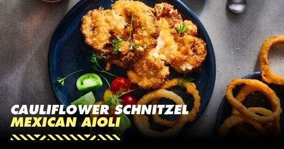 Cauliflower Schnitzel Mexican Aioli