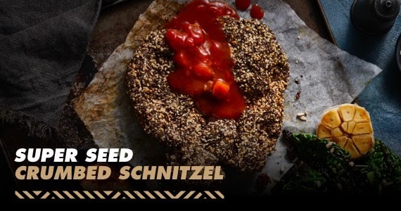 Super Seed Crumbed Schnitzel