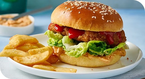 Buttermilk fried chicken sandwich