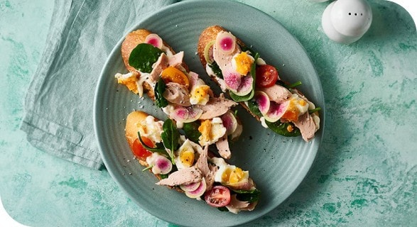 Niçoise Open Sandwich