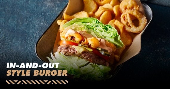 In and Out Style Burger