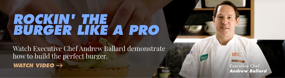 Rockin the Burger like a pro