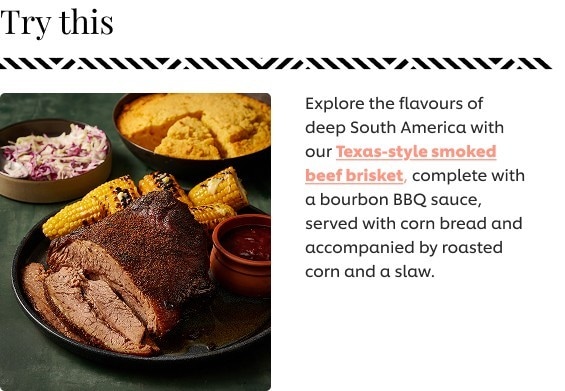 Texas-style smoked beef brisket