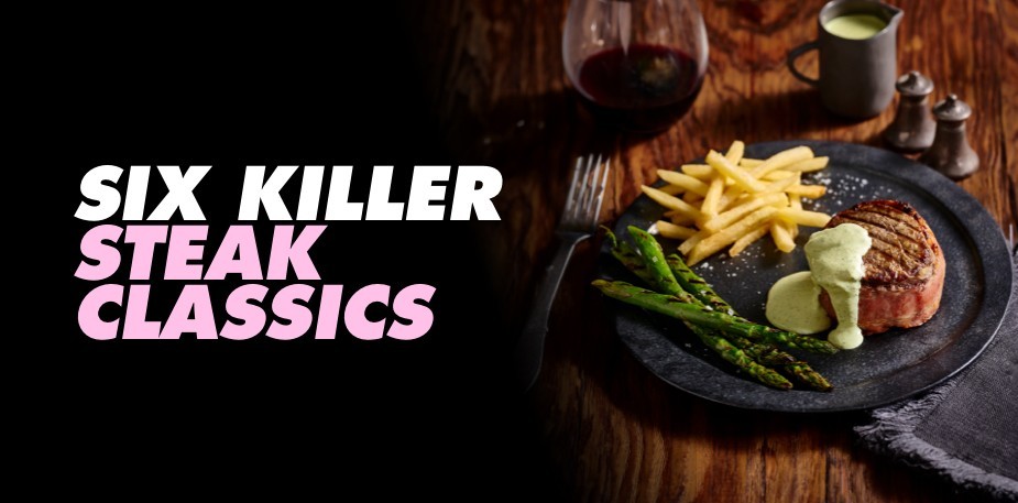 6 smashin’ classic steak recipes