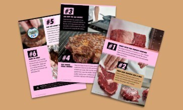 Six steps to a perfect steak Six steps to a perfect steak