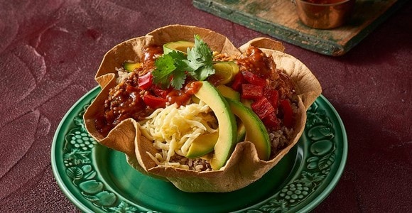 Cheese Burger Taco Bowl