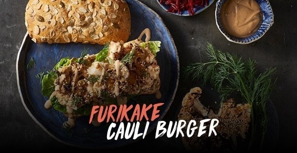 Furikake Cauli Burger Furikake Cauli Burger