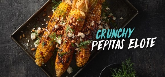 Crunchy Pepitas Elote