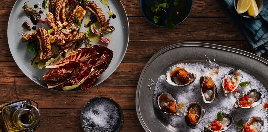 Seasonal seafood and sauce ideas
