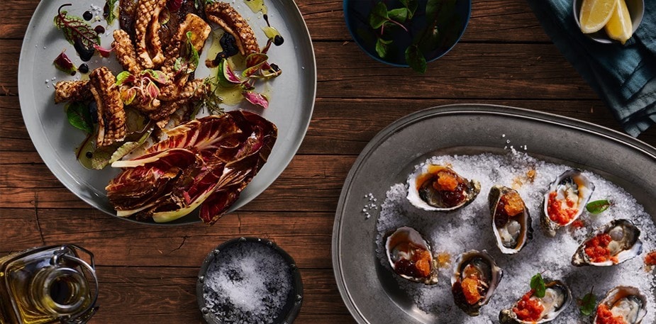 Seasonal seafood and sauce ideas