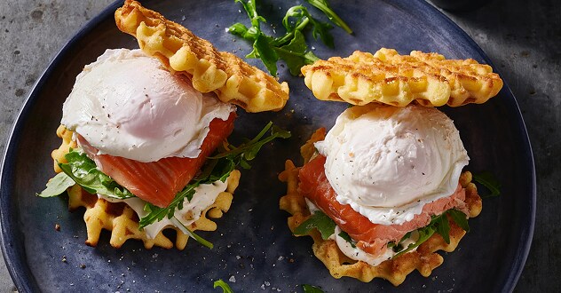 Waffle Breakfast Burger