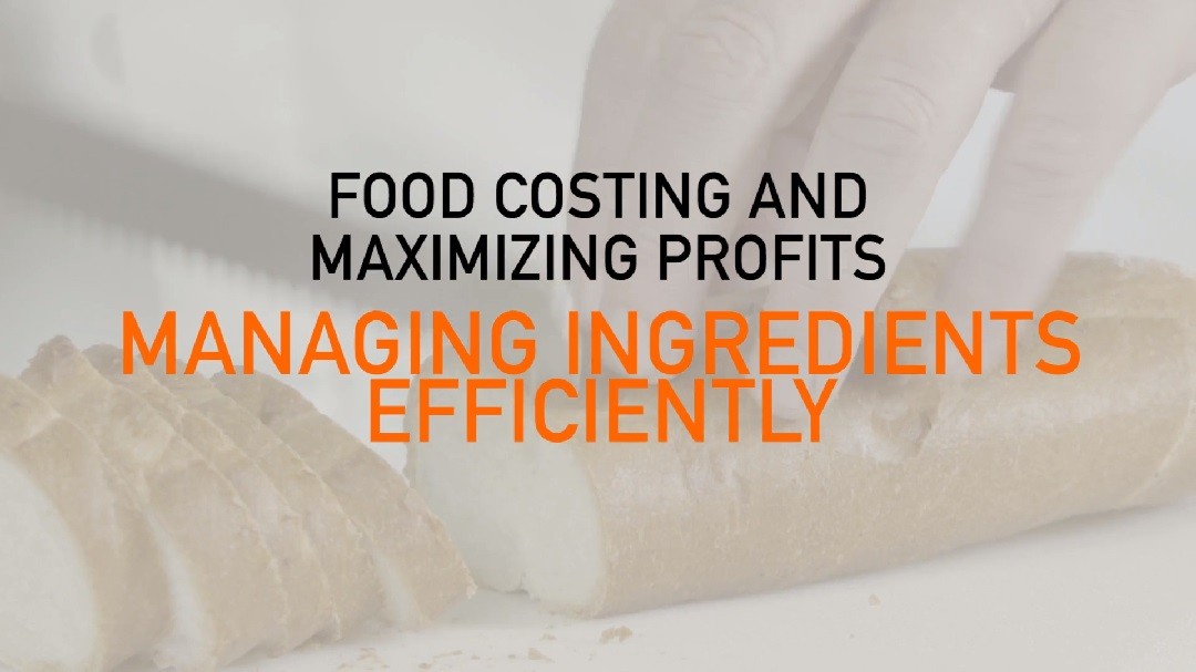 Managing ingredients efficiently