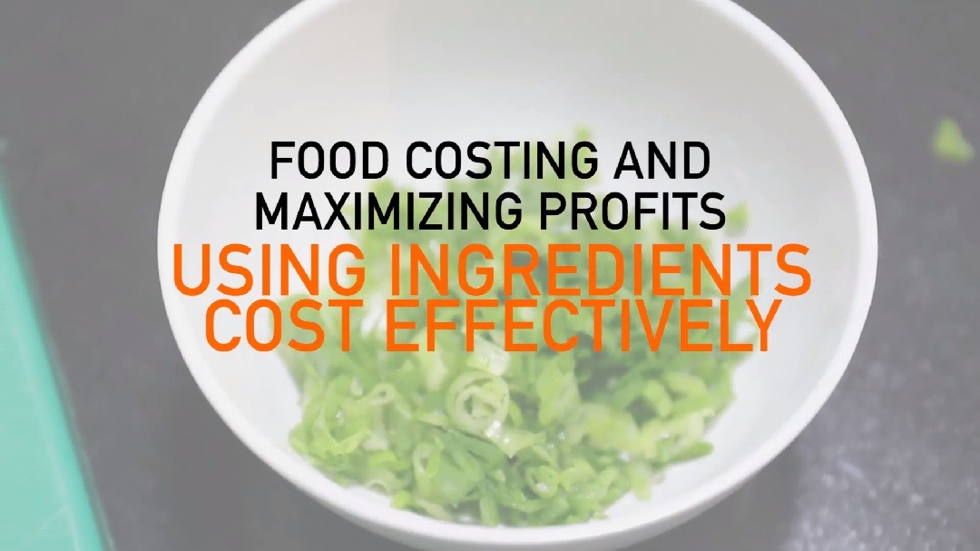 Using ingredient cost effectively