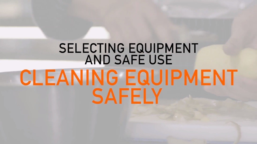 Cleaning Equipment Safely