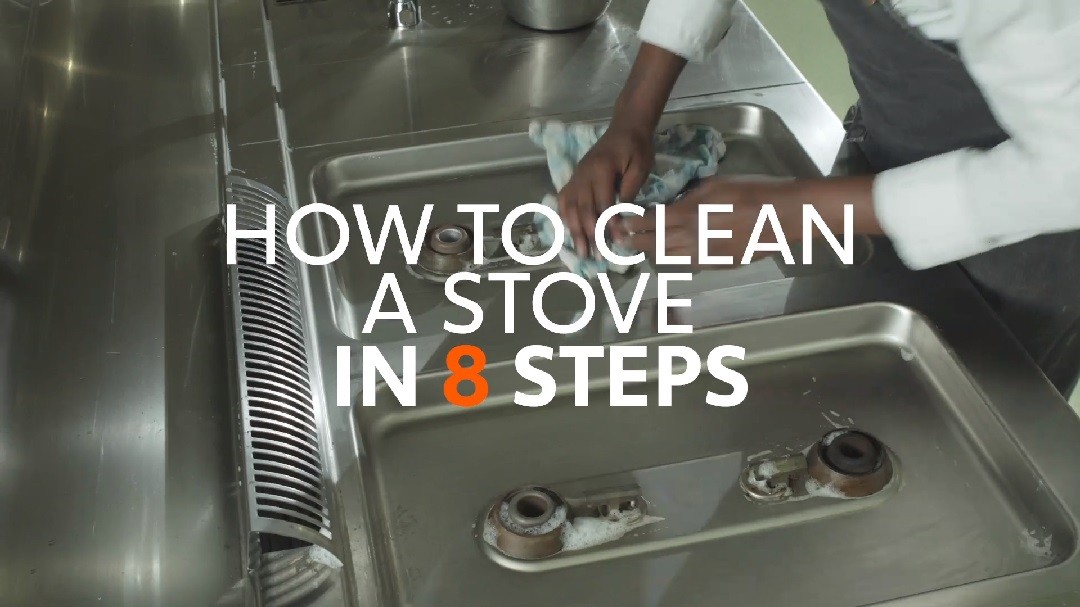 How to clean a stove