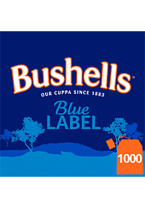 BUSHELLS Tea Cup Bags 1000's - Bushell's Blue Label Enveloped Tea bags are individually wrapped in an envelope for optimal freshness, hygiene, and convenience.