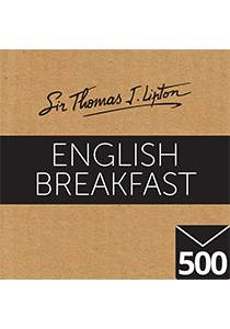 SIR THOMAS LIPTON English Breakfast 500's - Individually sealed for a premium and fresher tea.
