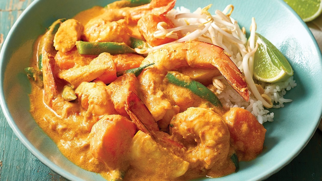 Prawn and Sweet Potato Yellow Curry Recipe