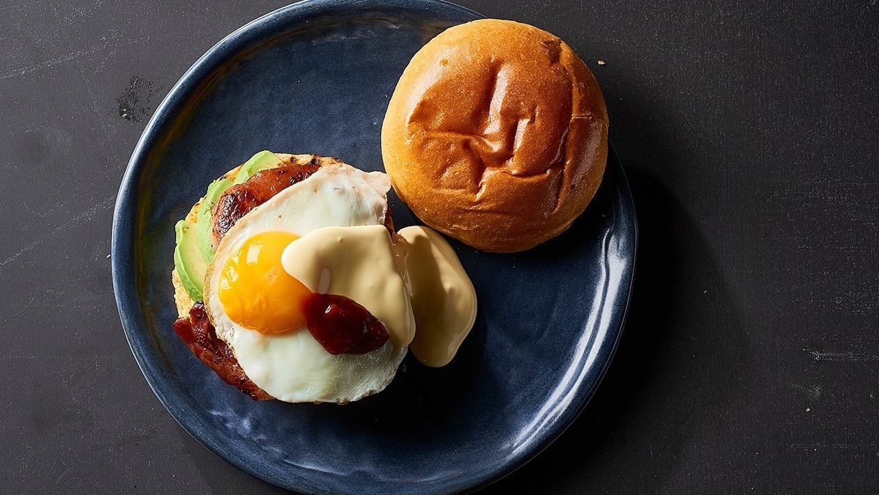Besties Bacon & Egg Roll on Brioche – Recipe
