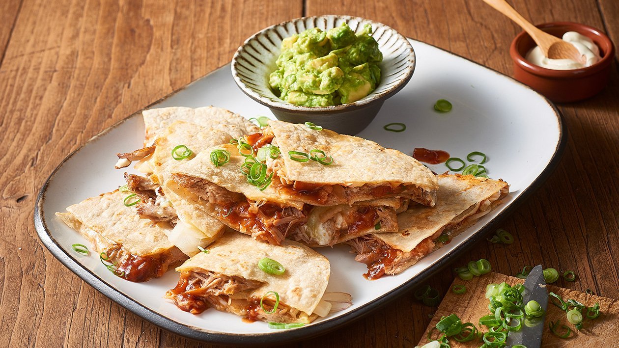 Duck Quesadillas with Chipotle Salsa and Goats Cheese – Recipe