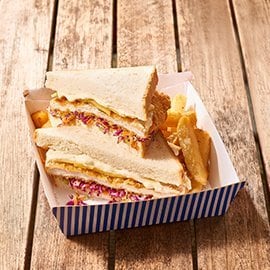 Golden Chicken Schnitzel Sandwich Golden Chicken Schnitzel Sandwich