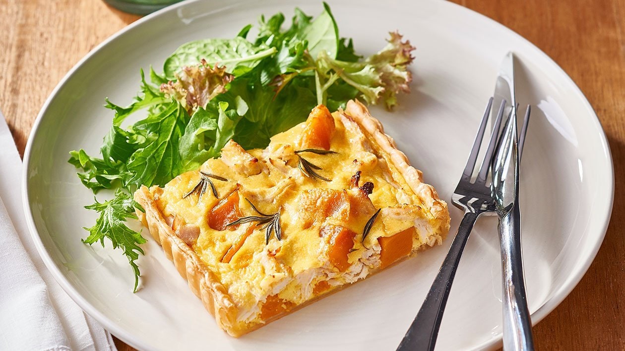 Pumpkin, Rosemary, Lemon Chicken Quiche – Recipe Pumpkin, Rosemary, Lemon Chicken Quiche – Recipe
