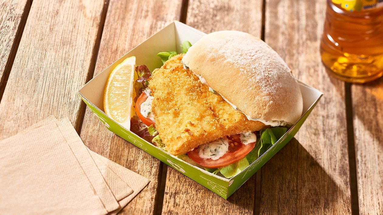 Crispy Fish Burger, Dill Tartare – Recipe