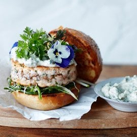 Gourmet Salmon Burger