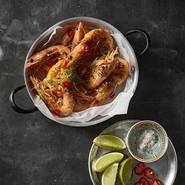 Lemon Pepper Prawns Lemon Pepper Prawns