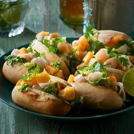 Mini Prawn and Mango Hoagie Mini Prawn and Mango Hoagie