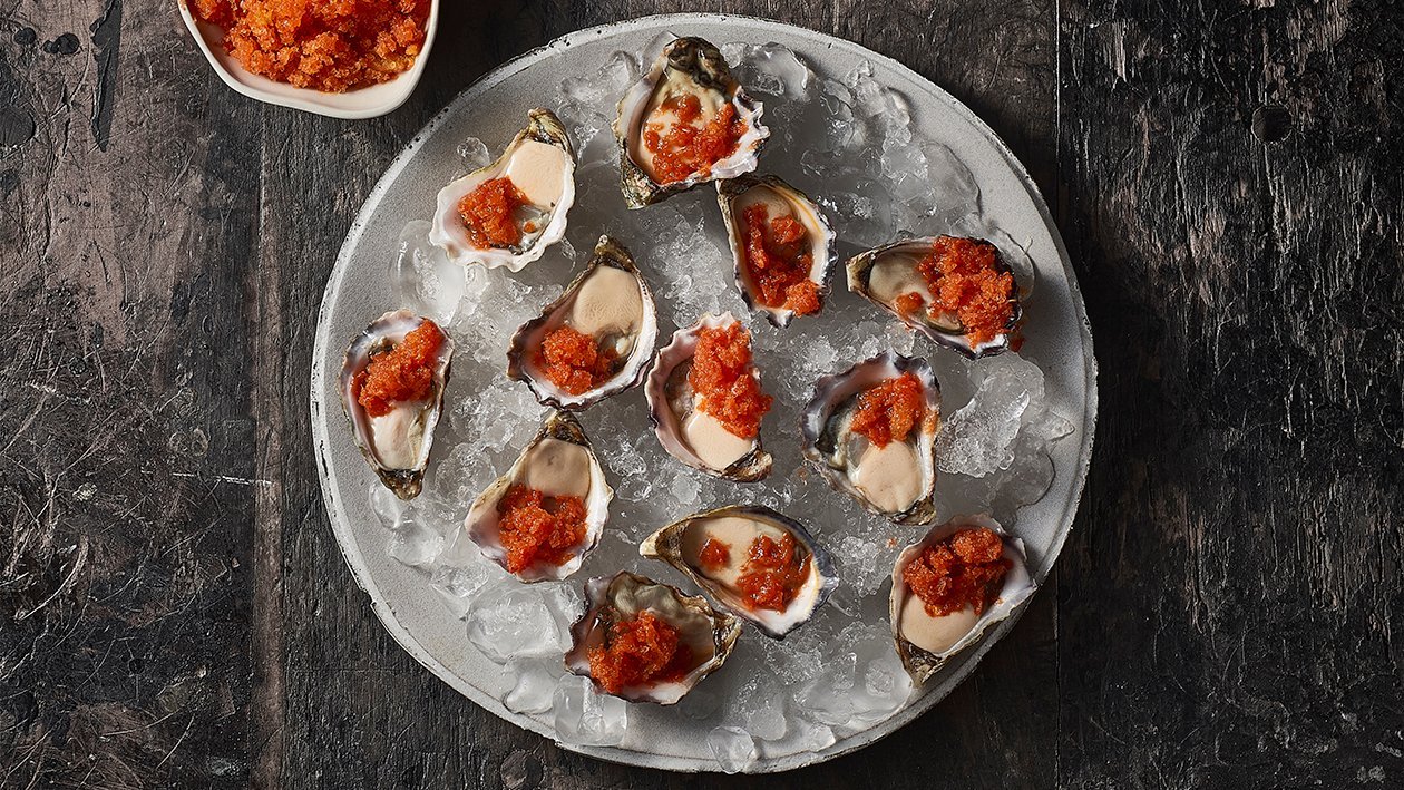 Oysters with Tomato Granita – Recipe